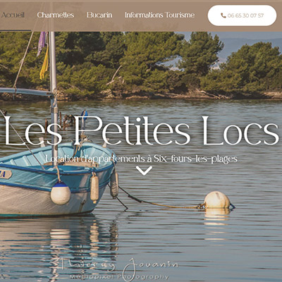 Site Wordpress, Les Petites locs, site vitrine wordpress, développeur integrateur Marseille
