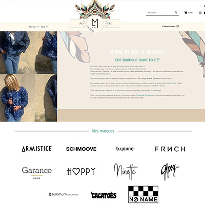2023, Le Mag By Jen site e-commerce Prestashop-developpeur-web-frontend Développeur Frontend