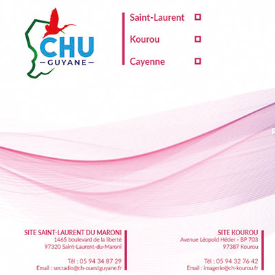 2025, CHU Guyanne, enveloppe, design, print, infographie